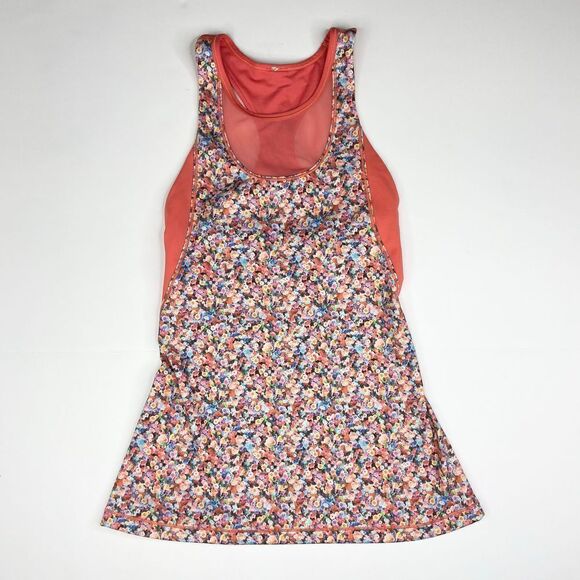Lululemon Mesh With Me Tank In Petal Prism/Atomic Red Size 2 - Picture 3 of 7